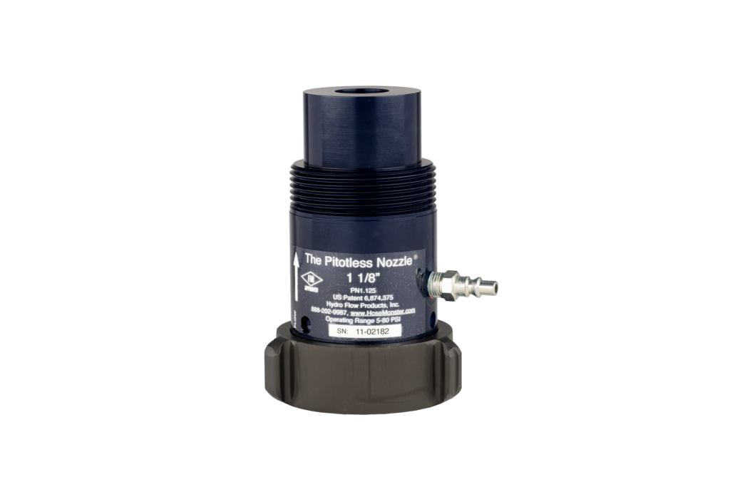 1 ⅛″ Pitotless Nozzle® Threaded | Hose Monster