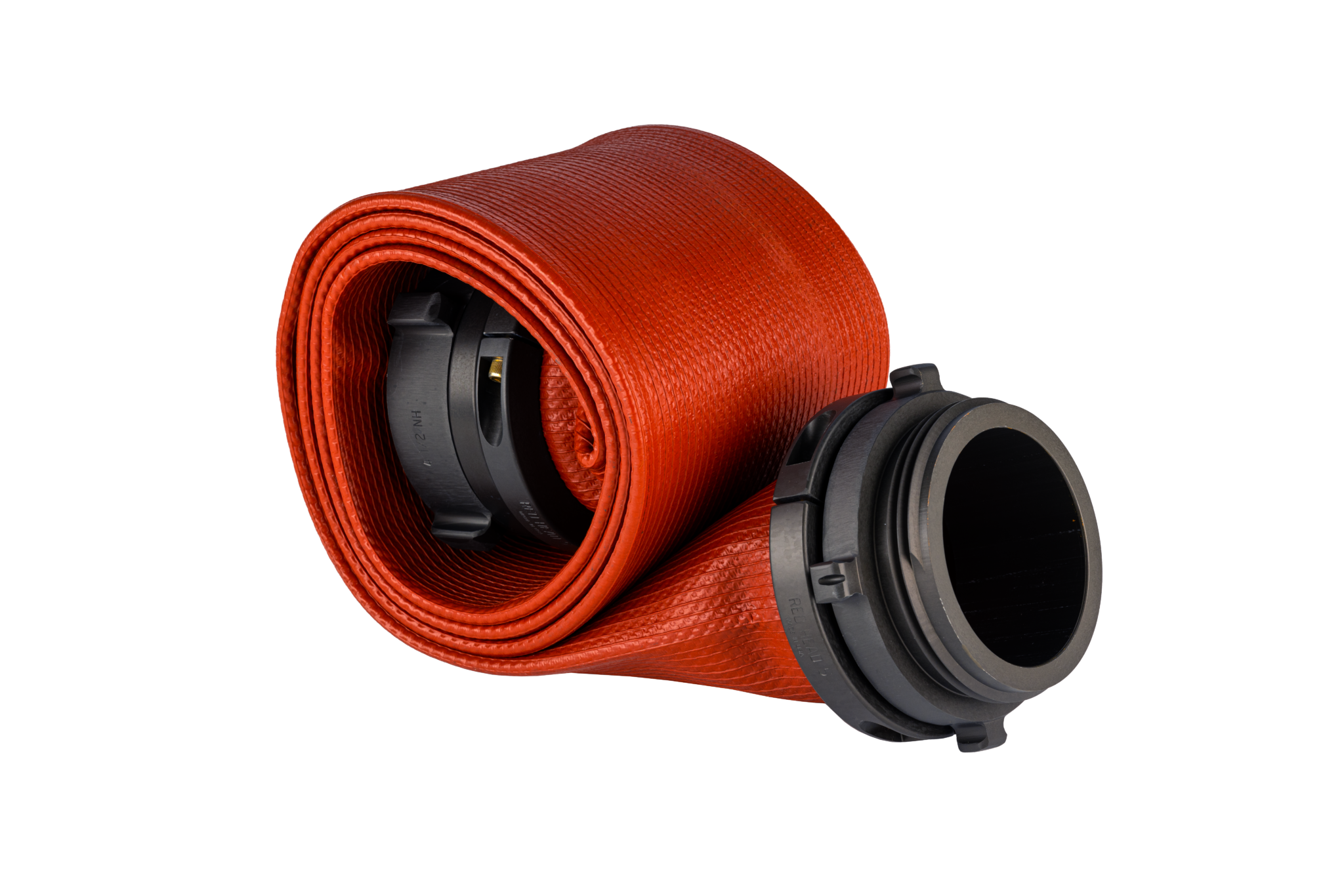 4.5 inch ThruTheWeave Extruded Rubber Hose in Red Hose Monster