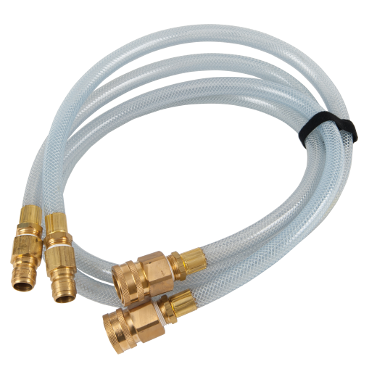 Tank parts and other water tester equipment available throug Hose Monster like this Dechlor Demon Extension Hose.