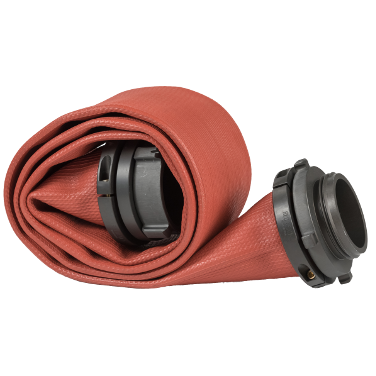 Hose Monster has products necessary for water measurement systems such as this 4″ Thru-the-Weave Extruded Rubber Hose in Red.