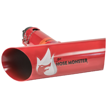 View the Hose Monster 2.4 inch Hose Monster to cancel the thrust of high velocity water flow with a built-in pitot.